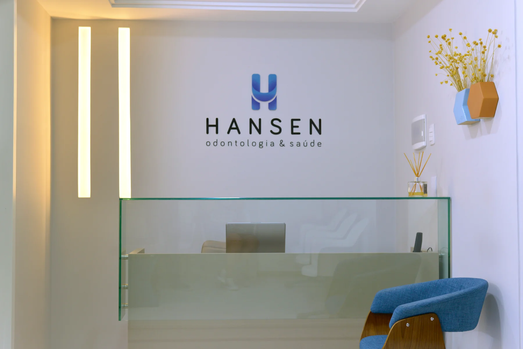 Recepção da Hansen Odontologia